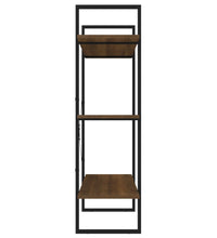 Bücherregal Braun Eichen-Optik 100x30x105 cm Holzwerkstoff