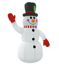 Aufblasbarer Schneemann mit LEDs 120 cm