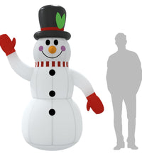 Aufblasbarer Schneemann mit LEDs 240 cm