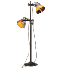 Stehlampe mit 2 Lampenschirmen Mehrfarbig E27