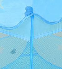 Kinder-Spielzelt Blau 102x102x82 cm