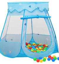 Kinder-Spielzelt Blau 102x102x82 cm