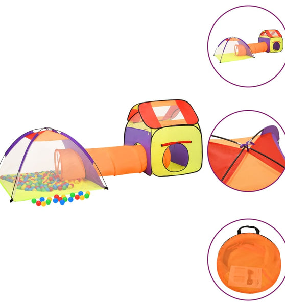 Spielzelt für Kinder Mehrfarbig 338x123x111 cm