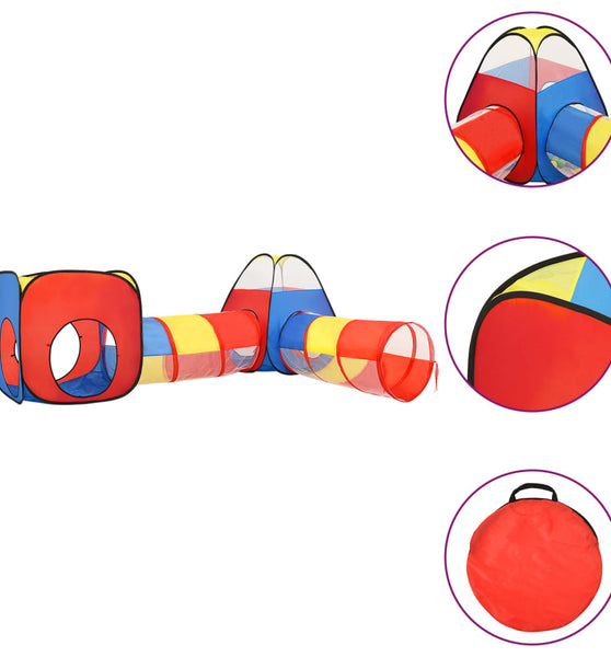 Kinder-Spielzelt Mehrfarbig 190x264x90 cm