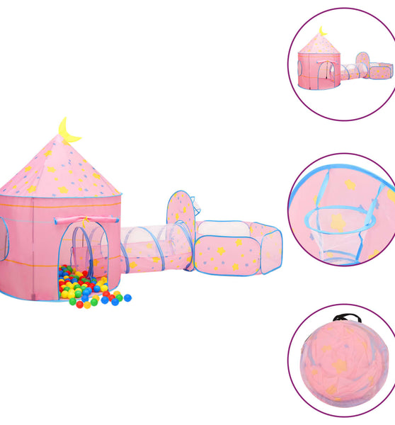 Spielzelt für Kinder Rosa 301x120x128 cm