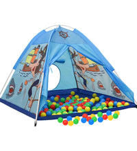 Spielzelt für Kinder Blau 120x120x90 cm