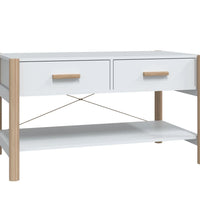 Couchtisch Weiß 82x48x45 cm Holzwerkstoff