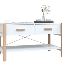 Couchtisch Weiß 82x48x45 cm Holzwerkstoff