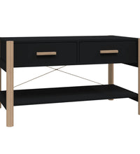 Couchtisch Schwarz 82x48x45 cm Holzwerkstoff