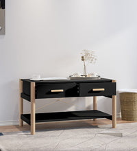 Couchtisch Schwarz 82x48x45 cm Holzwerkstoff