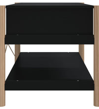 Couchtisch Schwarz 82x48x45 cm Holzwerkstoff