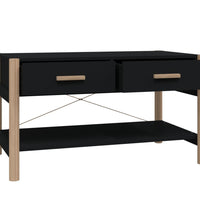 Couchtisch Schwarz 82x48x45 cm Holzwerkstoff