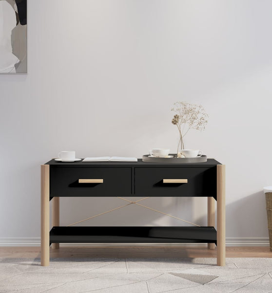 Couchtisch Schwarz 82x48x45 cm Holzwerkstoff