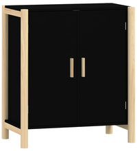 Sideboard Schwarz 62x38x70 cm Holzwerkstoff