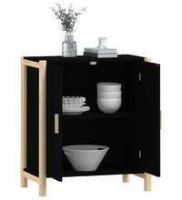 Sideboard Schwarz 62x38x70 cm Holzwerkstoff