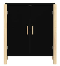 Sideboard Schwarz 62x38x70 cm Holzwerkstoff