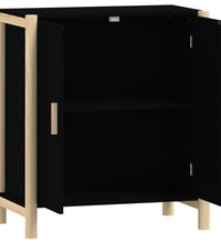 Sideboard Schwarz 62x38x70 cm Holzwerkstoff