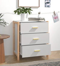 Sideboard Weiß 62x38x70 cm Holzwerkstoff