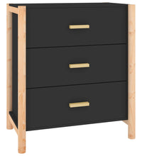 Sideboard Schwarz 62x38x70 cm Holzwerkstoff