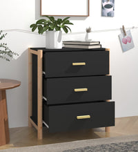 Sideboard Schwarz 62x38x70 cm Holzwerkstoff