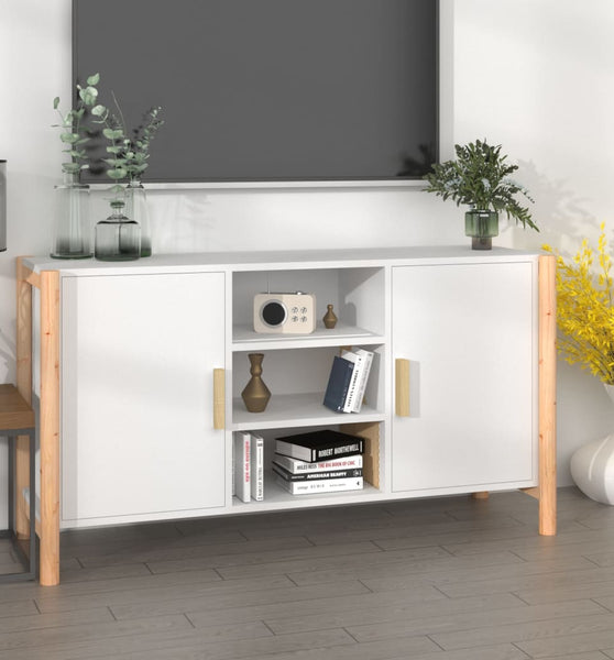 Sideboard Weiß 107x38x60 cm Holzwerkstoff