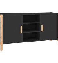 Sideboard Schwarz 107x38x60 cm Holzwerkstoff