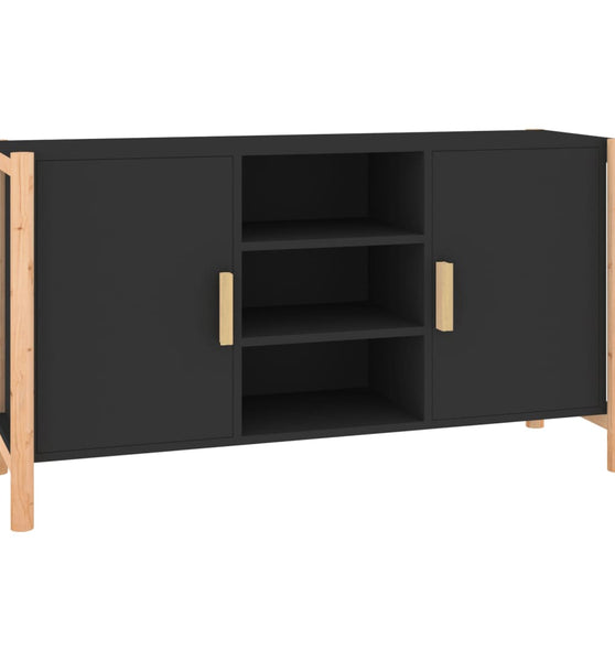 Sideboard Schwarz 107x38x60 cm Holzwerkstoff