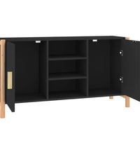 Sideboard Schwarz 107x38x60 cm Holzwerkstoff