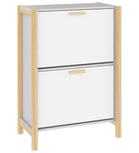 Schuhschrank Weiß 57,5x33x80 cm Holzwerkstoff