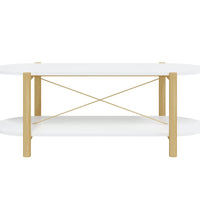 Couchtisch Weiß 110x48x40 cm Holzwerkstoff