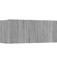 TV-Schränke 4 Stk. Grau Sonoma 80x30x30 cm Holzwerkstoff