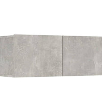 6-tlg. TV-Schrank-Set Betongrau Holzwerkstoff