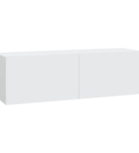 6-tlg. TV-Schrank-Set Weiß Holzwerkstoff