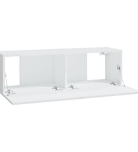 6-tlg. TV-Schrank-Set Weiß Holzwerkstoff