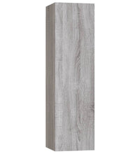 6-tlg. TV-Schrank-Set Grau Sonoma Holzwerkstoff