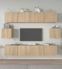 6-tlg. TV-Schrank-Set Sonoma-Eiche Holzwerkstoff