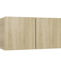 6-tlg. TV-Schrank-Set Sonoma-Eiche Holzwerkstoff