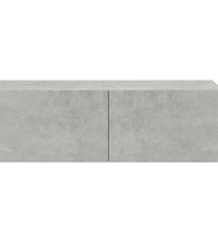 6-tlg. TV-Schrank-Set Betongrau Holzwerkstoff