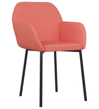 Esszimmerstühle 2 Stk. Rosa Samt