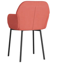 Esszimmerstühle 2 Stk. Rosa Samt
