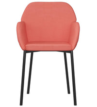 Esszimmerstühle 2 Stk. Rosa Samt