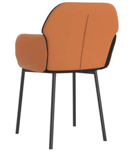 Esszimmerstühle 2 Stk. Schwarz Stoff und Kunstleder