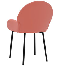 Esszimmerstühle 2 Stk. Rosa Samt