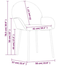 Esszimmerstühle 2 Stk. Rosa Samt