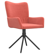 Esszimmerstühle 2 Stk. Drehbar Rosa Samt