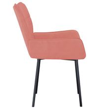 Esszimmerstühle 2 Stk. Rosa Samt