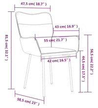 Esszimmerstühle 2 Stk. Rosa Samt