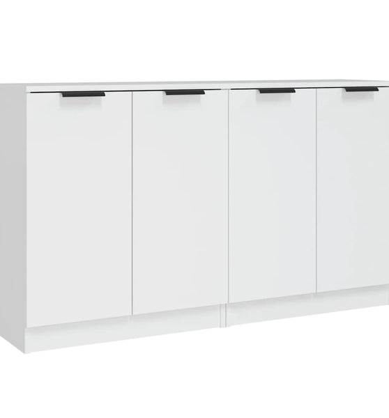 Sideboards 2 Stk. Weiß 60x30x70 cm Holzwerkstoff