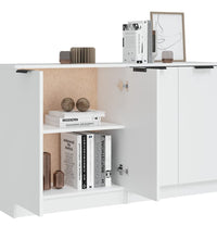 Sideboards 2 Stk. Weiß 60x30x70 cm Holzwerkstoff