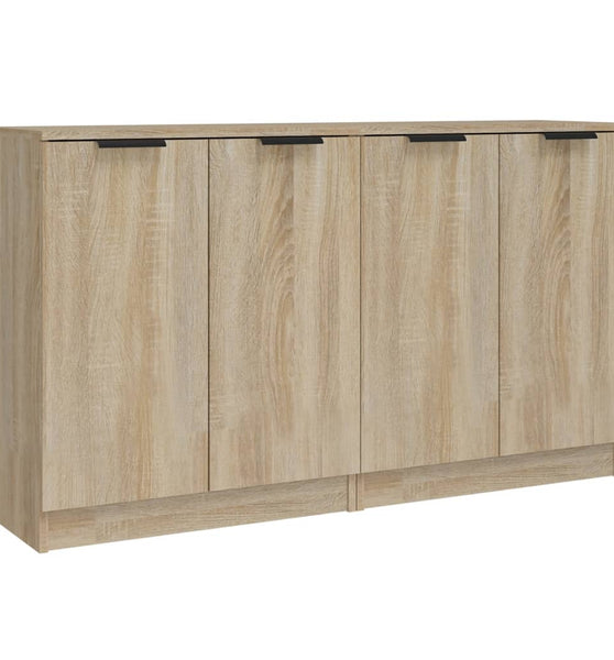Sideboards 2 Stk. Sonoma Eiche 60x30x70 cm Holzwerkstoff